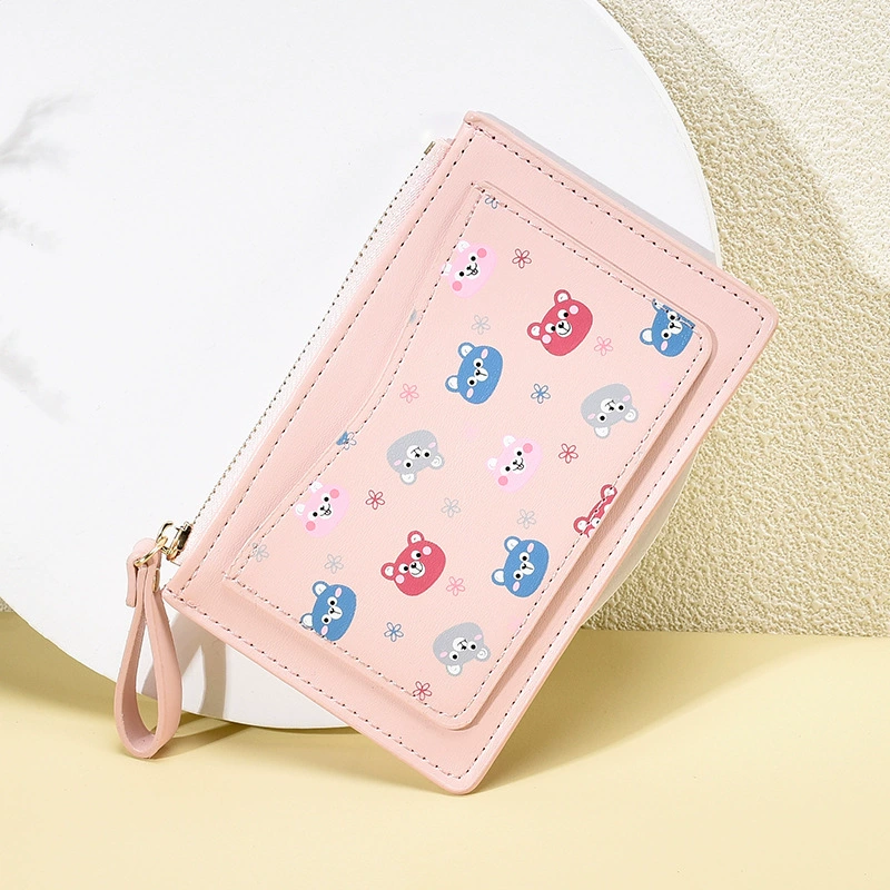 Wallet, short thin cartoon shoulder bag, Korean style