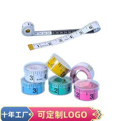 Pvc透明ボックスカラーの皮尺の柔らかい定規の測定サイズのメーカーの直接販売のプラスチックの杯の巻尺の量の三囲