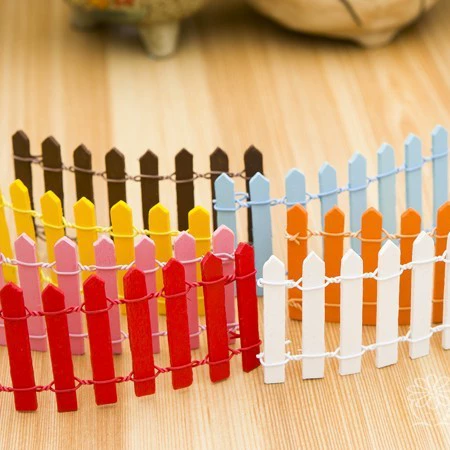 Мосовый микропейзаж (мини-небольшой забор) Гибкая экологическая бутылка DIY сборка маленькие украшения деревянные изделия