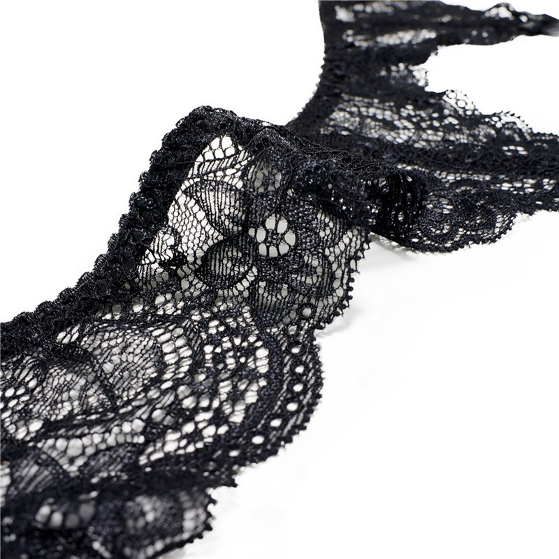 Liguero europeo y americano de encaje transfronterizo transparente transpirable de cuatro garras pierna-longitud sexy liga fabricante