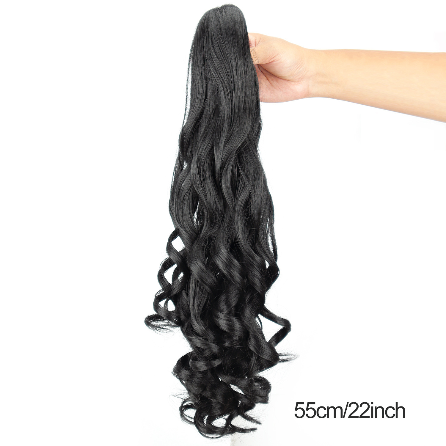 Transfronterizos para el comercio exterior de Europa y los Estados Unidos, nuevo clip de agarre invisible para el cabello de cola de caballo.