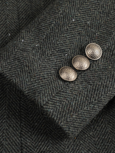 Coffee Brown Women's Spring and Autumn New Commuting Advanced Feeling Formal Short Waist Suit Jacket 1782