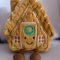 クリスマス姜パイ屋ぬいぐるみinsかわいい小さな家人形祝日装飾抱き枕プレゼント置物
