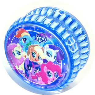 6Bvq Swing Type Double Light Yo-Yo Ultra Ice and Snow Baoli Yo-Yo Meile Toys Children's Gift Ice Blue Ball