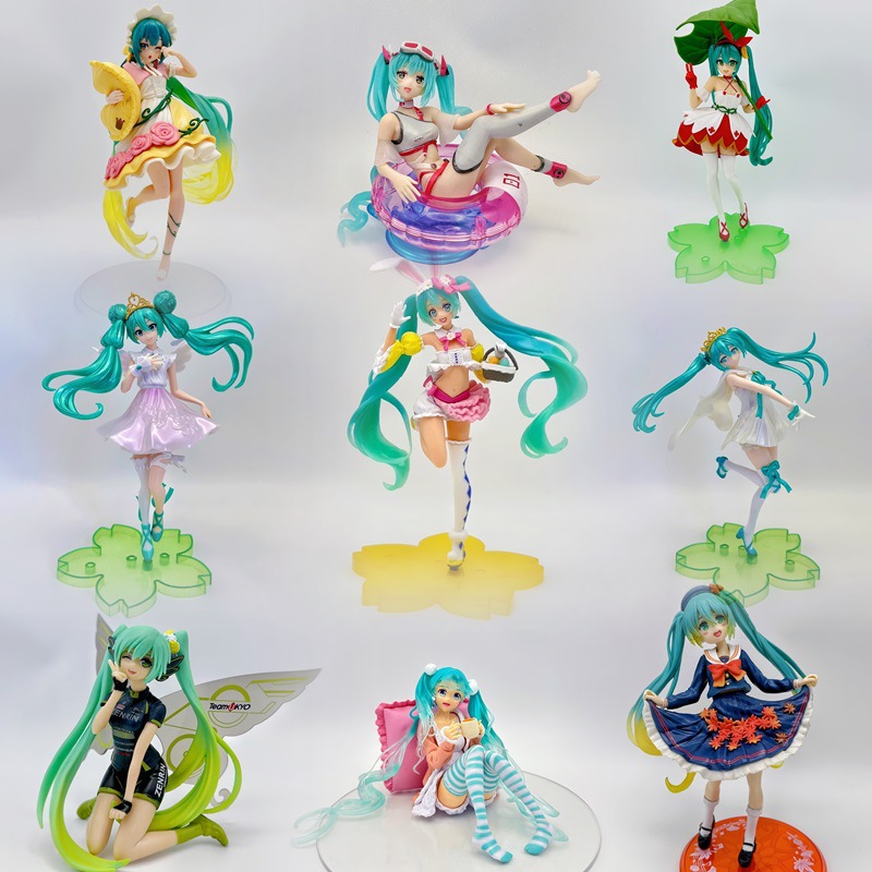 Hatsune Cartoon Figures Wholesale Anime Peripheral Rem Irena Beautiful Girl Two-Dimensional Model Case Ornaments