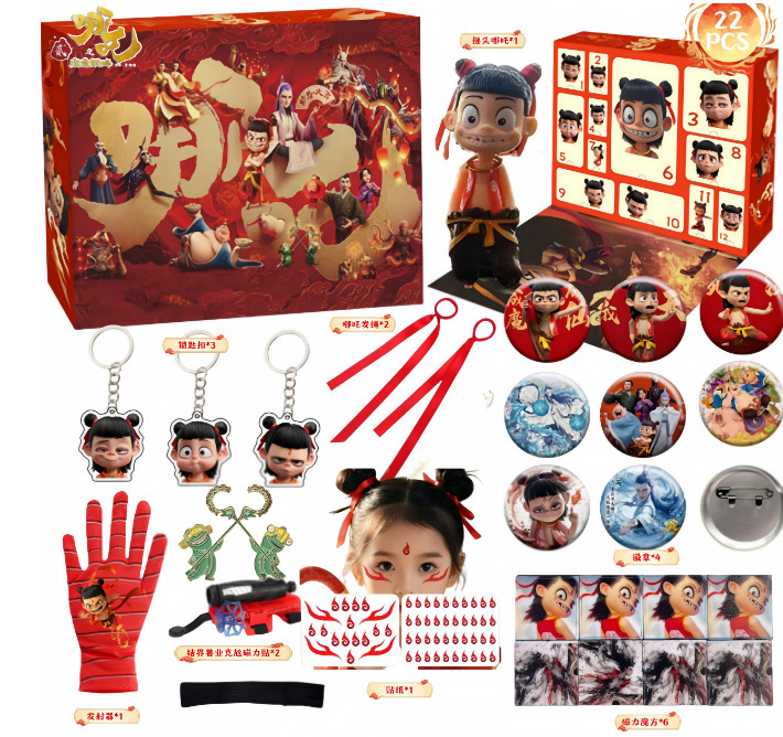 Juego de juguetes sorpresa de dibujos animados transfronterizos, figuras de Sanrio, juguetes de regalo para niños.