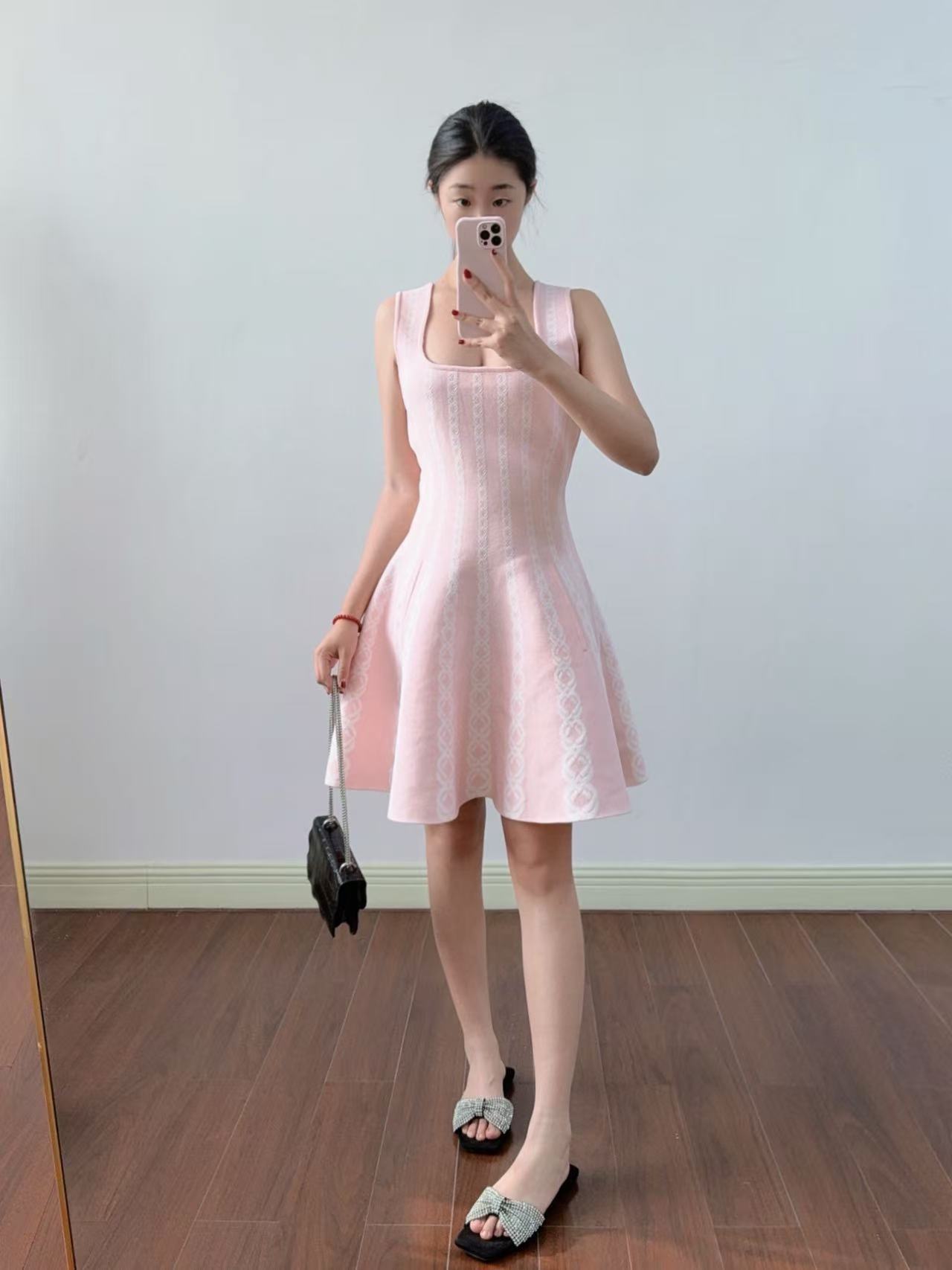 Summer cute elegant fashionable knitted T-shirt