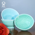 瓯江龙泉青瓷饭碗单个中式家用米饭碗汤碗一个陶瓷甜品小碗餐具