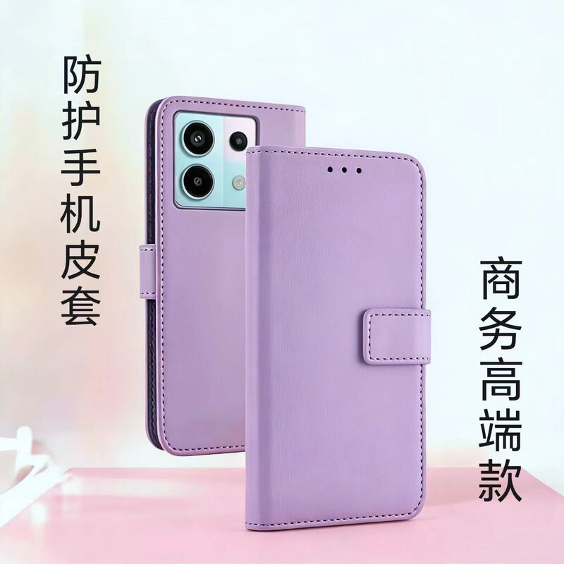 Business High-End Flip Phone Leather Case Suitable for Samsung Galaxy S9/Galaxy S9+ with Full Protection Against Drops