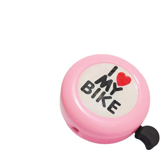 Red Heart I LOVE MY BIKE Bicycle Bell Promotes LOGO Making Bell KOKUA Baby Car Gift