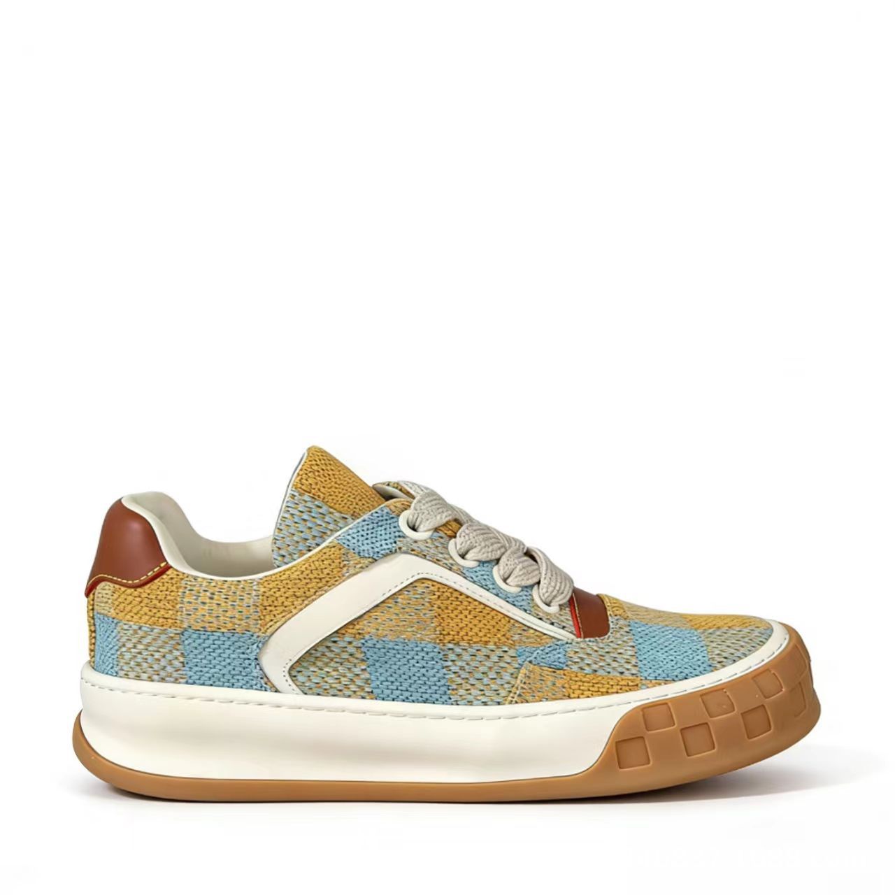 Heren sneakers bedrukte hardloopschoenen met veters en zool_voghion.com