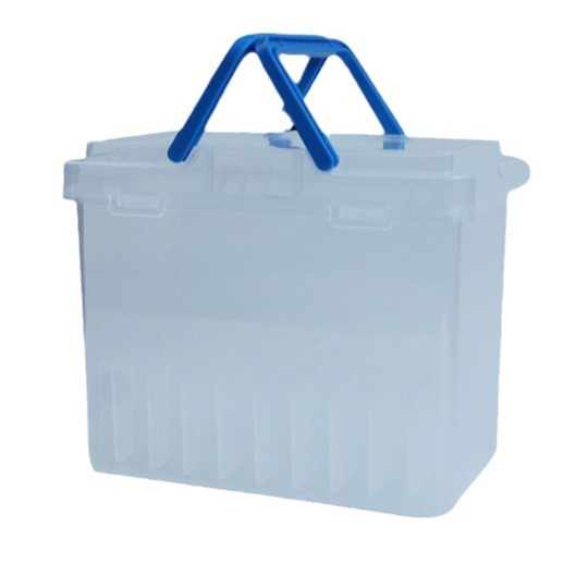 Caja de marcador del fabricante caja de pluma de plástico compartimiento caja de presentación titular de la pluma caja de almacenamiento caja de papelería de plástico al por mayor