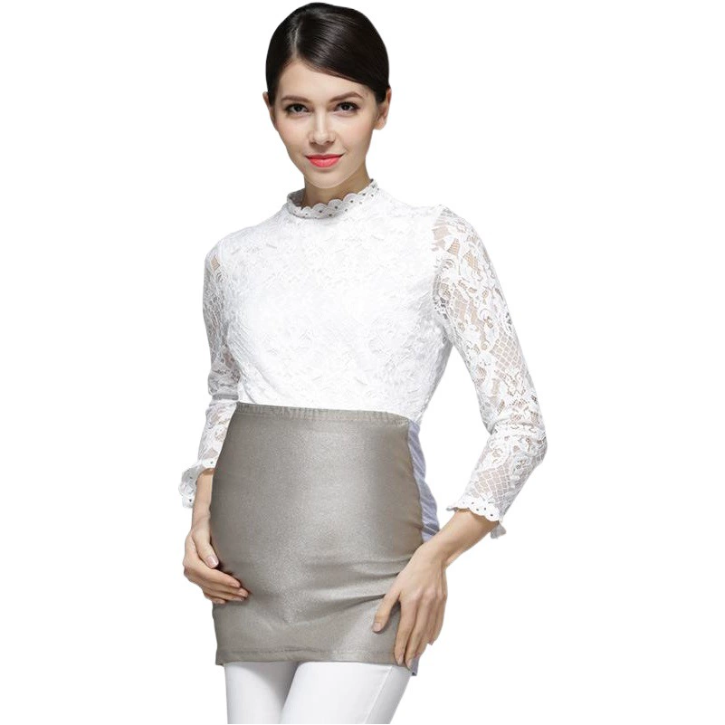 Антирадиационная одежда Одежда для беременных Антирадиационная Bellyband Ношение слинга из серебряного волокна Весенние и летние Шины Одежда для сокровищ 8120