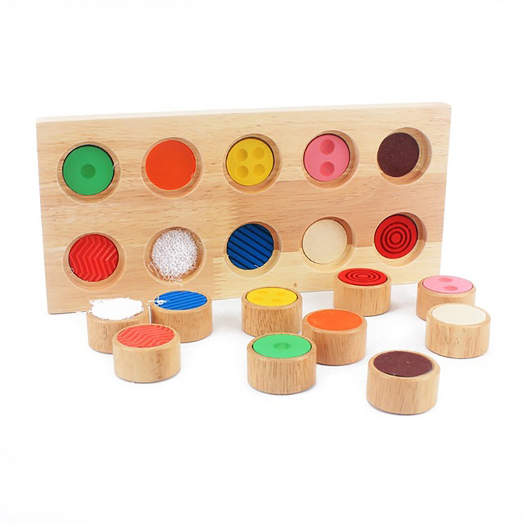 Transfronterizo DE LOS NIÑOS Montessori táctil sensorial caja de color entrenamiento material didáctico toque Flip juguetes educativos para niños cognitivos