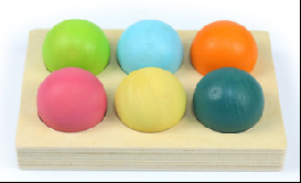 Bloques de construcción de arco iris para niños de madera juguetes bebé color cognición educación infantil altura apilamiento 3-10 años Juguetes