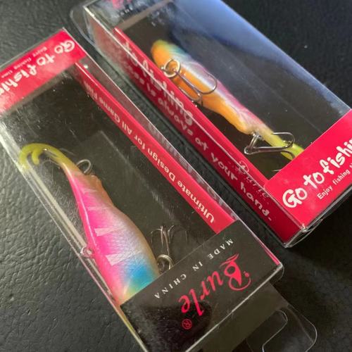 Punk split tail package lead soft bait 65mm12g fake bait package lead fish soft VIB Luya bait wholesale black fish