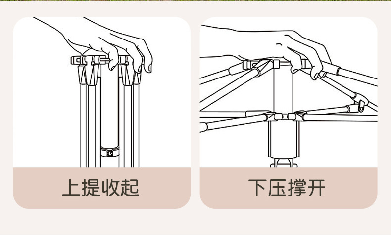 Factory Wholesale Cross-Border Hot-Selling Fully Automatic Thickened Tent, Quick-Open Camping Portable Foldable Tent, Sun Protection Tent