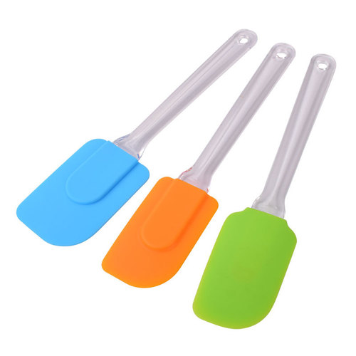 Thick Large Silicone Spatula Cow Cream Pastry Scraper Mixing Soft Scraper Cake Baking Kitchen Tool DIY