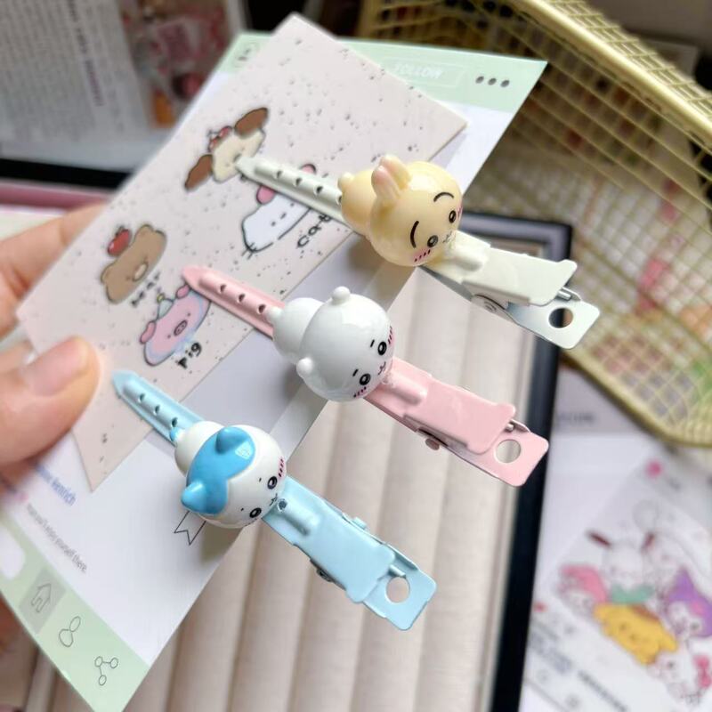 New Ji Yi Xia Ba Pa Pa Hair Clip Ins Sweet Girl Hairpin Student Cute Cartoon Bangs Clip Hair Accessory New Ji Yi Xia Ba Pa Pa Hair Clip Ins Sweet Girl Hairpin Student Cute Cartoon Bangs Clip Hair Accessory