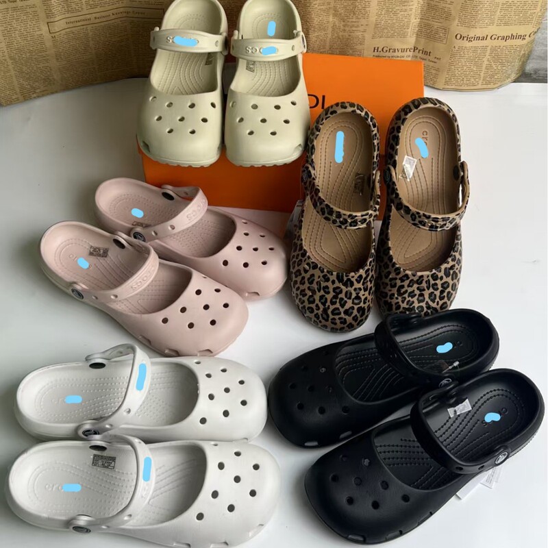 Korean-style ballet perforated sandals for women, 2026 summer new model, beach non-slip breathable sandals, foreign trade wholesale slippers Korean-style ballet perforated sandals for women, 2026 summer new model, beach non-slip breathable sandals, foreign trade wholesale slippers