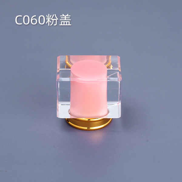 transparent glass perfume