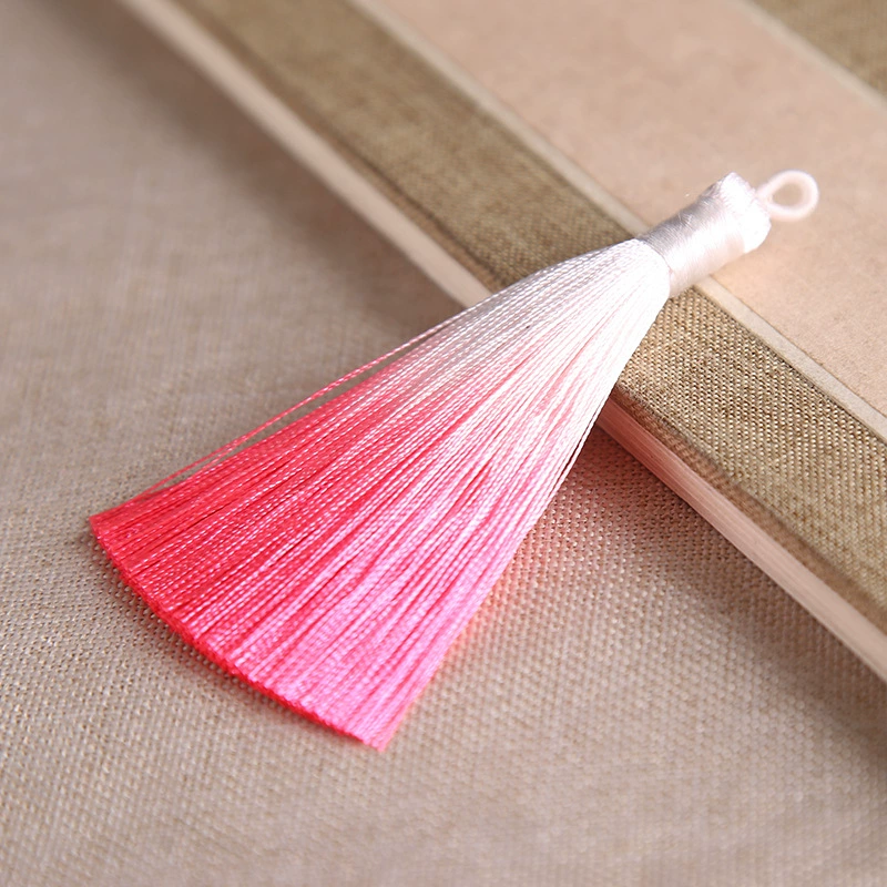 Accessory with tassels, pendant, 8cm, gradient, Chinese style