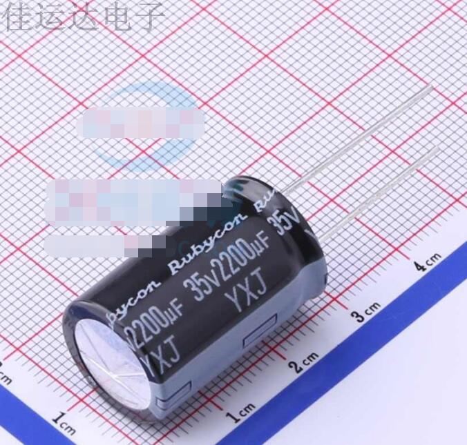 35YXJ2200M16X25 规格 2200uF 35V 引线型铝电解电容 原装供应