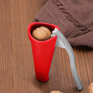 2025 new long handle funnel walnut clip aluminum vertical walnut clip nut sheller hazelnut clip in stock