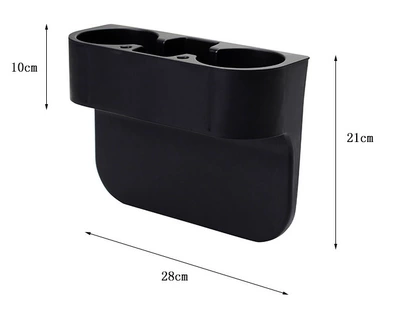 cup holder, Car cup holder/beverage holder - plastic-black