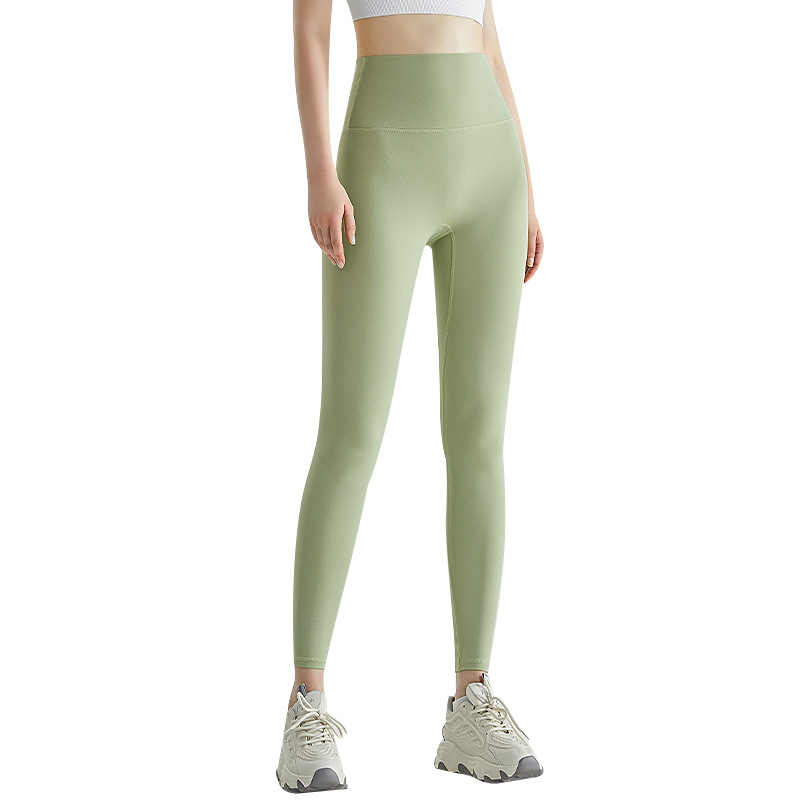 [Personalizado] nube sin tamaño de pantalón de pantalon de cintura alta para mujeres sin marcas de tela lyca sin líneas embarazosas pantalones de gimnasio