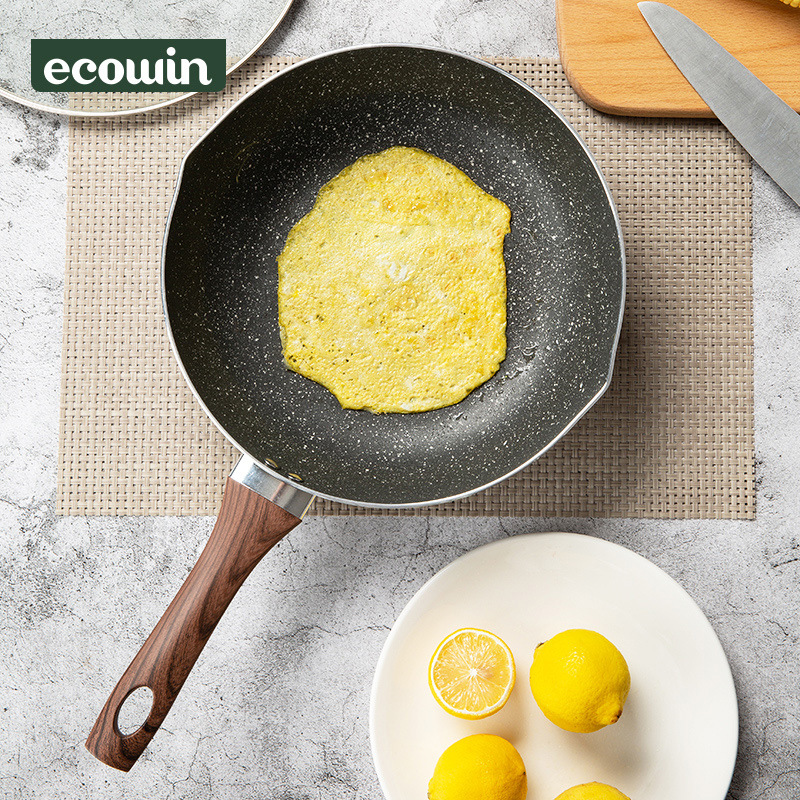 BG54意可味拉伸麥飯石不粘炒鍋電磁爐煤氣灶通用