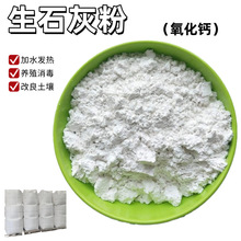 工程队用生石灰 水产养殖水处理会发热85含量生石灰干燥剂消石灰