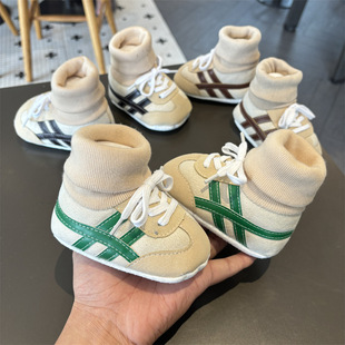 Baby shoes 0-3-12 months to 1 year old, spring and autumn and winter styles for men and women baby soft sole shoes