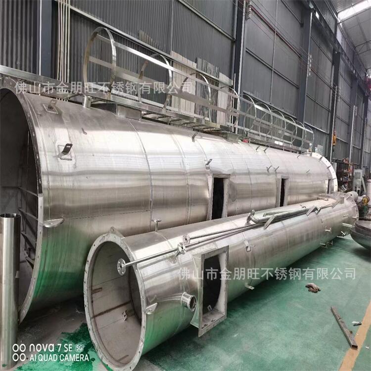 来图非标304不锈钢大型容器 304不锈钢罐体加工 304不锈钢水箱