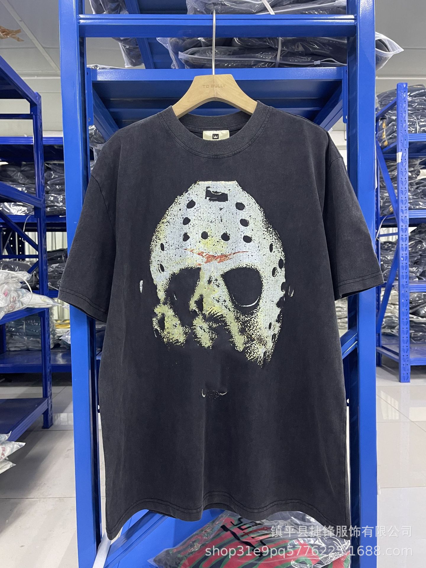 クロスボーダーの新型欧米のファッションブランドのレトロな水洗いは古い落書きをします。