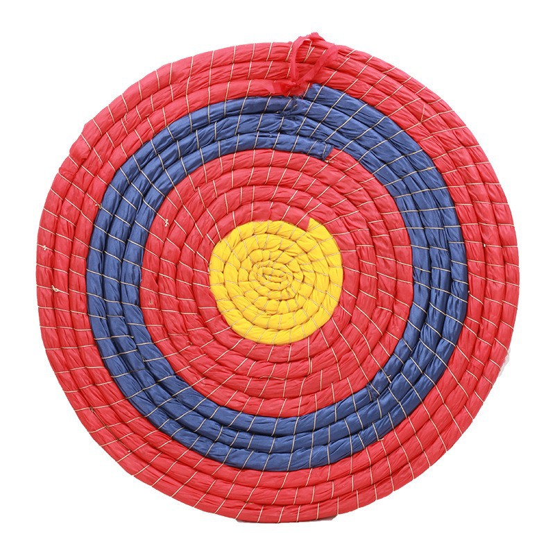 圆形草靶 仿古草编可移动全环靶子 景区箭馆射箭练习箭靶现货批发