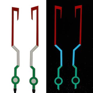 Cross-Border El Cold Light Luminous Helmet Light Piece Outdoor Luminous Strip Decorative Light Strip Motorcycle Motorcycle Helmet Modified Light