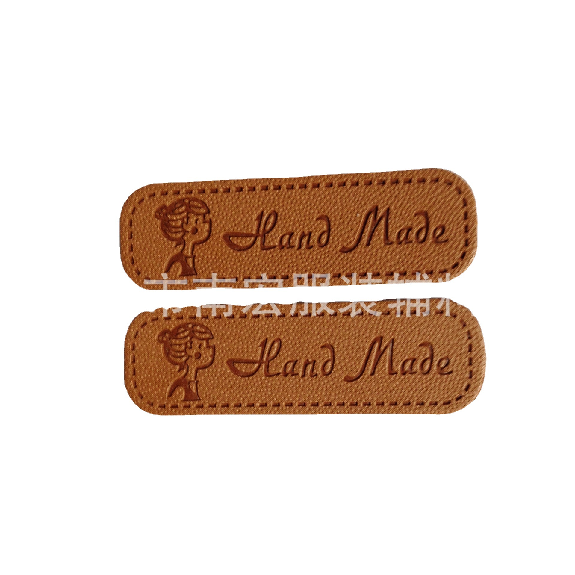 厂家供应handmade卡通服装鞋帽箱包皮牌皮标五金标激光标反光标牌