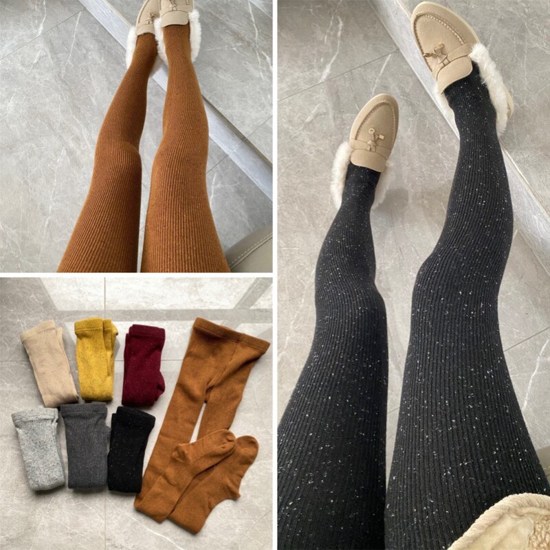 Korean style thick little wool pantyhose stockings autumn and winter fashionable leggings warm stockings wholesale delivery