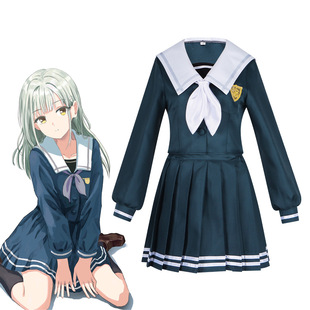 BanGDream若叶睦cos服Ave Mujica月之森校服cosplay JK裙漫展服装-阿里巴巴