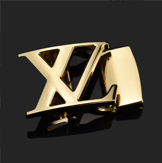 2023 tendencia de la moda nueva hebilla de cinturón de aleación de los hombres hebilla automática 3,5 CM pantalones tomar la delantera nueva