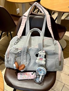 2025 new large-capacity sports yoga bag dry wet separation fitness bag travel storage tote one-shoulder crossbody bag