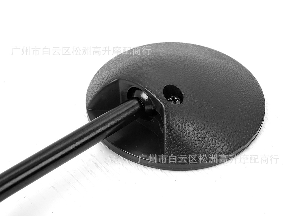 Motorcycle Taiwan Round Mini Reflector Suitable for Small Cg Electric Scooters, Aima, Niu Short-Stem Rearview Mirror