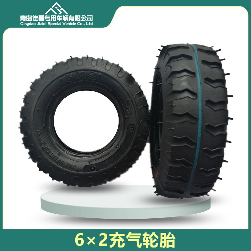 6×2充气轮胎万向轮平板车小推车多种花纹 6寸轮胎厂家直供