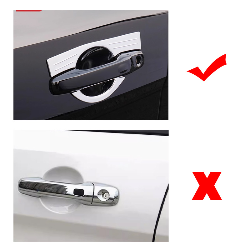 Suitable for 11-18 Explorer Models, Door Handle Decorative Trim Strips, Door Bowl Handle Anti-Scratch Modification Accessories
