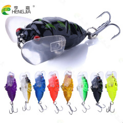 HENGJIA/Hengjia Floating Insect Lure, Freshwater Cicada Immitation Artificial Bait Fishing Gear Lure Wholesale