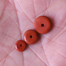 红石隔片垫片战国红色扣片手工diy饰品配件佛珠手串配珠星月配饰