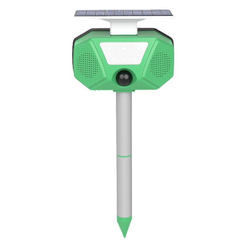 Transfronterizo nuevo animal solar expulsor frecuencia variable ultrasónico ratón expulsor multifunción perro expulsor pájaro expulsor