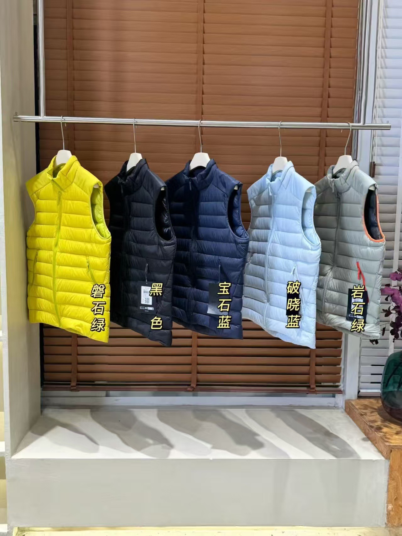 Bird 's Home Selection New Cerium Velvet Chaleco invierno caliente a prueba de viento impermeable logotipo de ocio ultra alto volumen