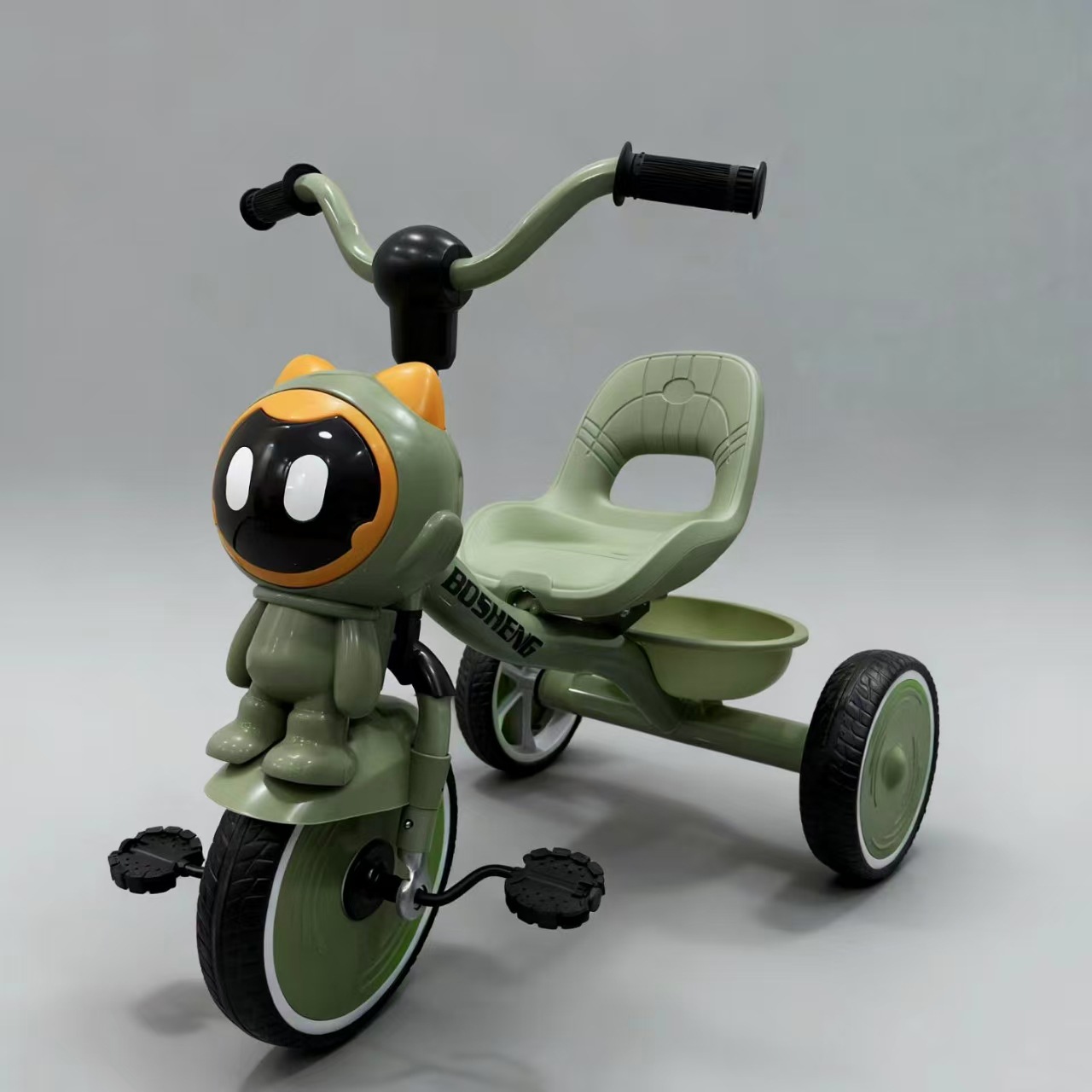 Manufacturer Wholesale Children's Tricycle 2-5 Years Old Robot Backrest with Lights and Music Bicycle Pedal Bike